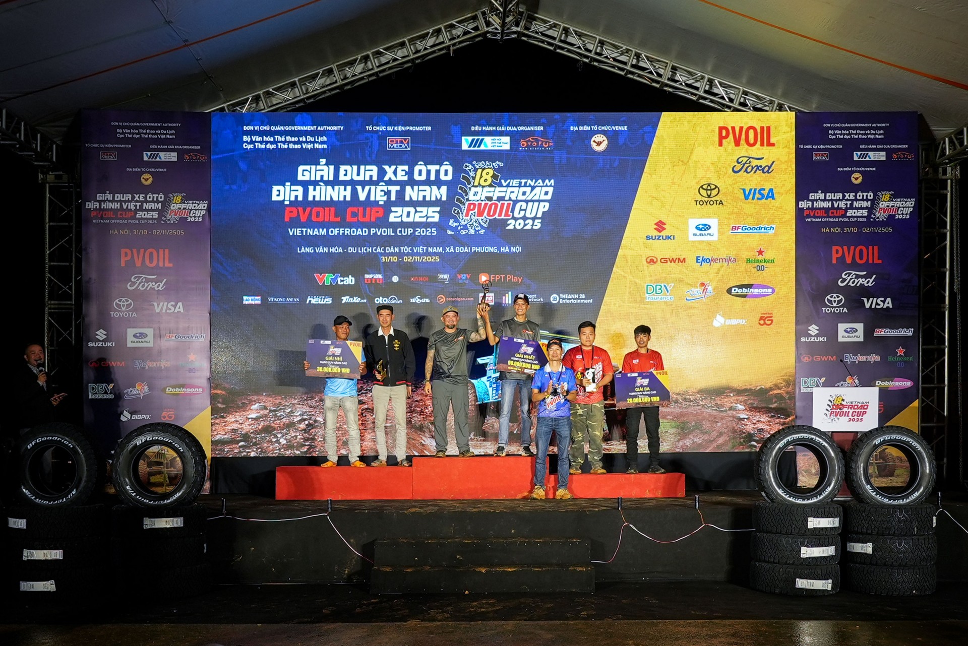 Tổng kết Giải Đua xe Ô tô Địa hình Việt Nam PVOIL CUP 2025