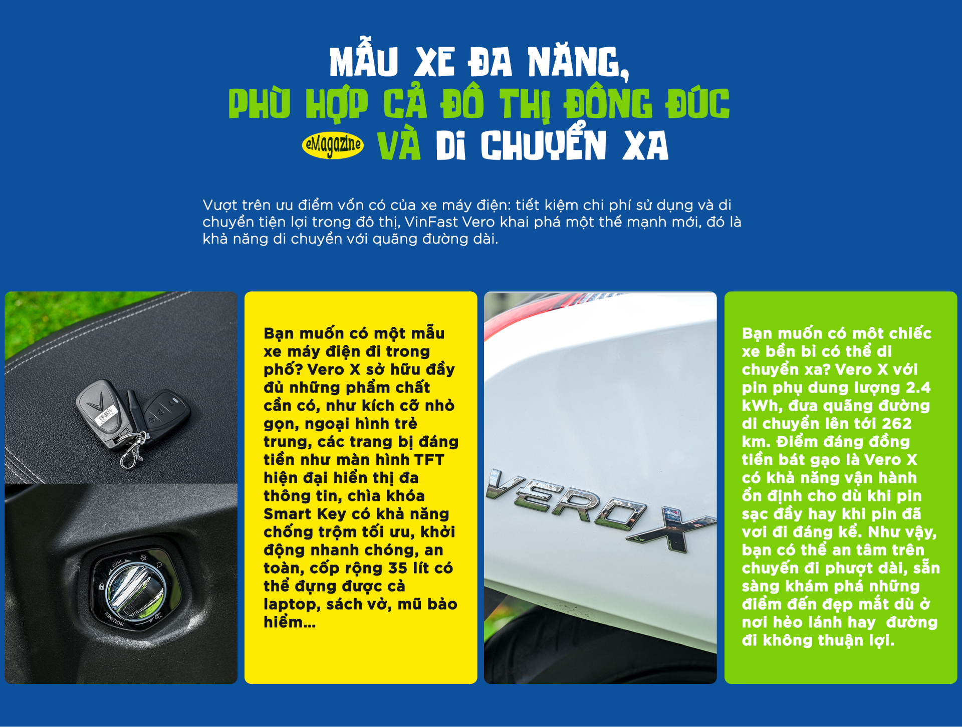 VinFast Vero X – đi xa hơn, mở lối hành trình mới xanh, chất hơn