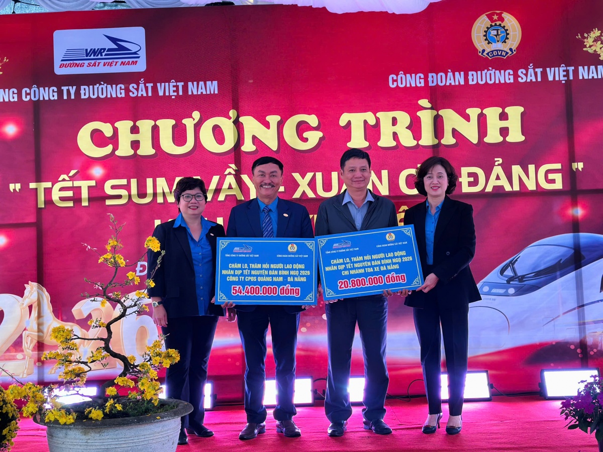 Buổi tiệc Tất niên ấm áp của công nhân Ngành Đường sắt giữa ngày cuối năm