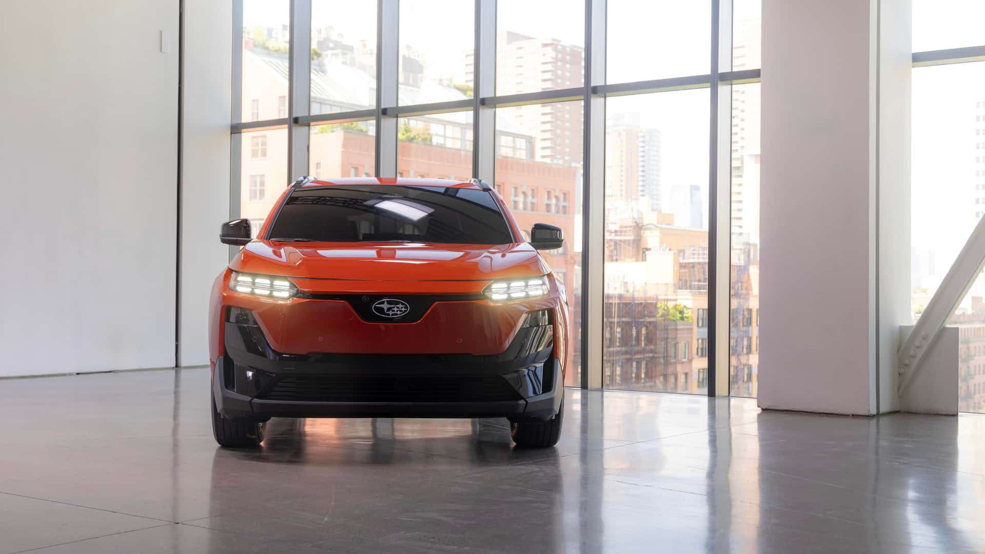 Trực diện đầu xe của Subaru Uncharted 2026