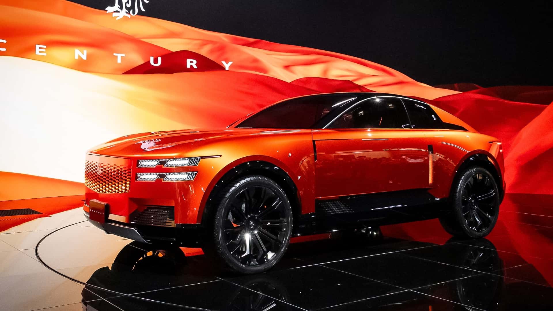 Phía trước của mẫu concept Century Coupe