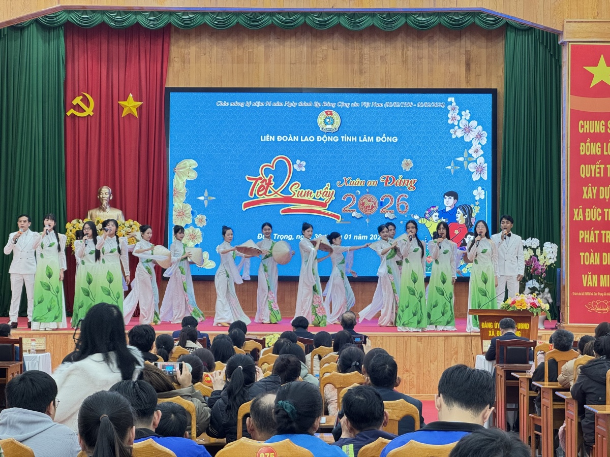 Tết sum vầy ấm áp, nghĩa tình với người lao động ở Lâm Đồng