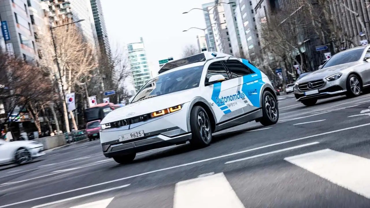 Một nguyên mẫu xe tự lái của Hyundai