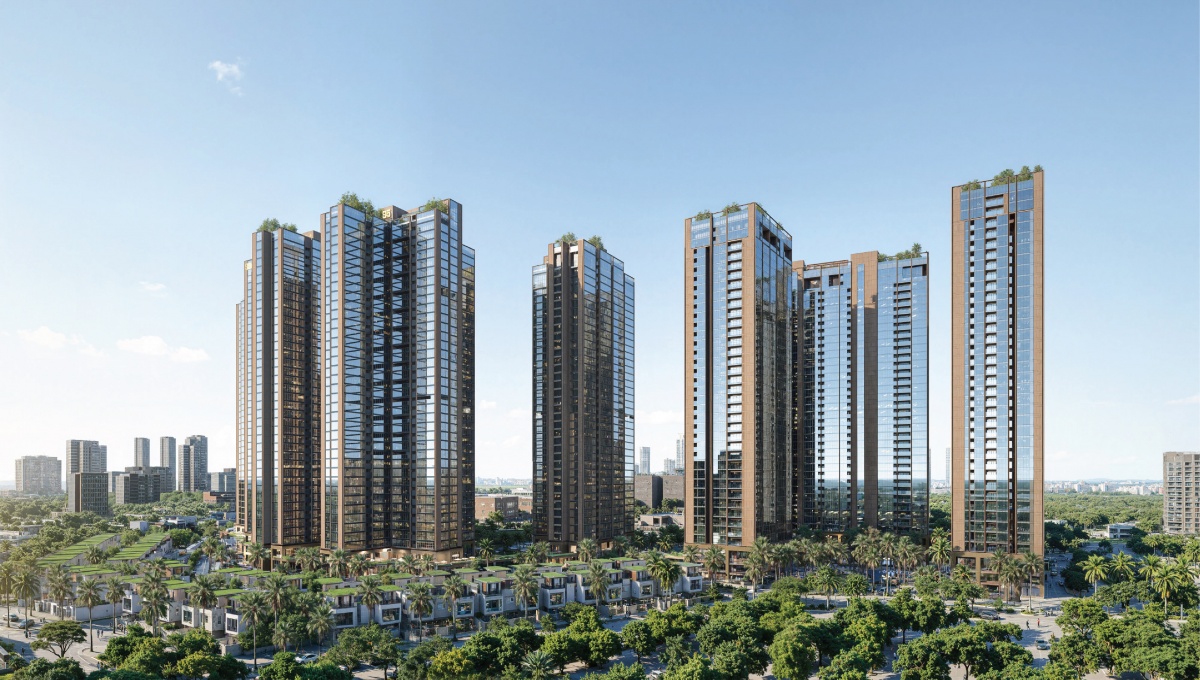 Nằm bên sông Cả Cấm, dự án gây ấn tượng khi sở hữu thiết kế kính tràn nguyên khối Low-E 3 lớp kịch trần chạm sàn, tối ưu cách nhiệt, cách âm, đồng thời mở trọn tầm nhìn panorama đắt giá 