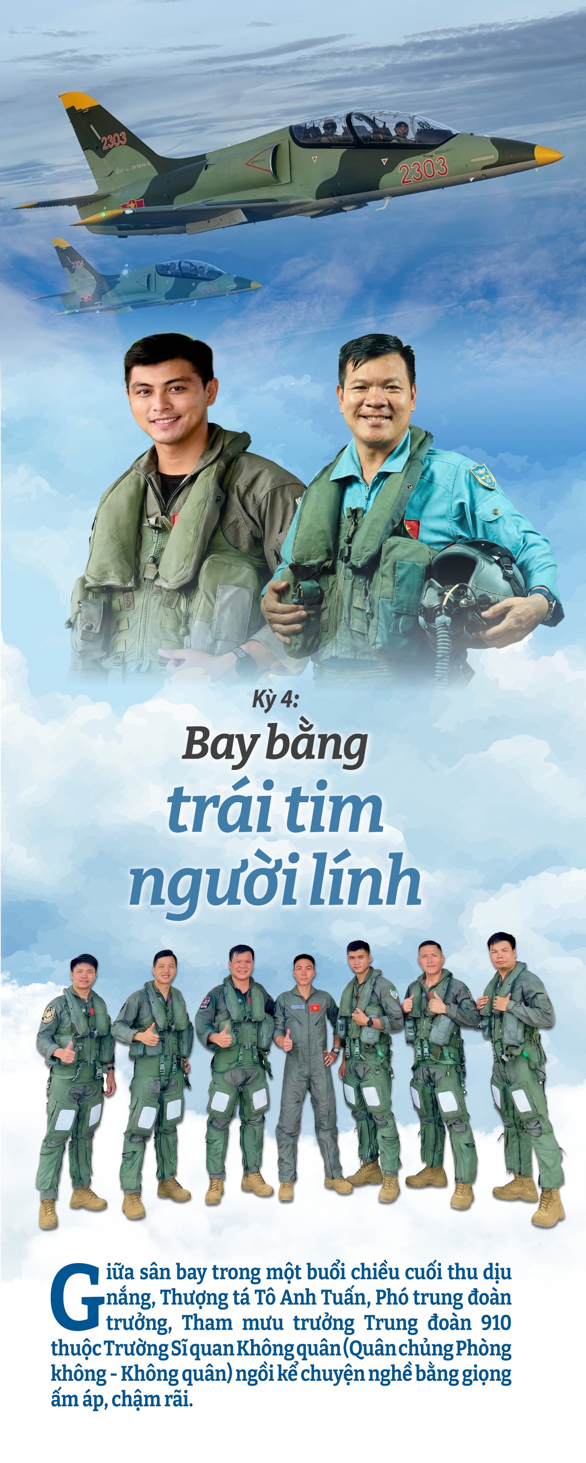 Bay bằng trái tim người lính