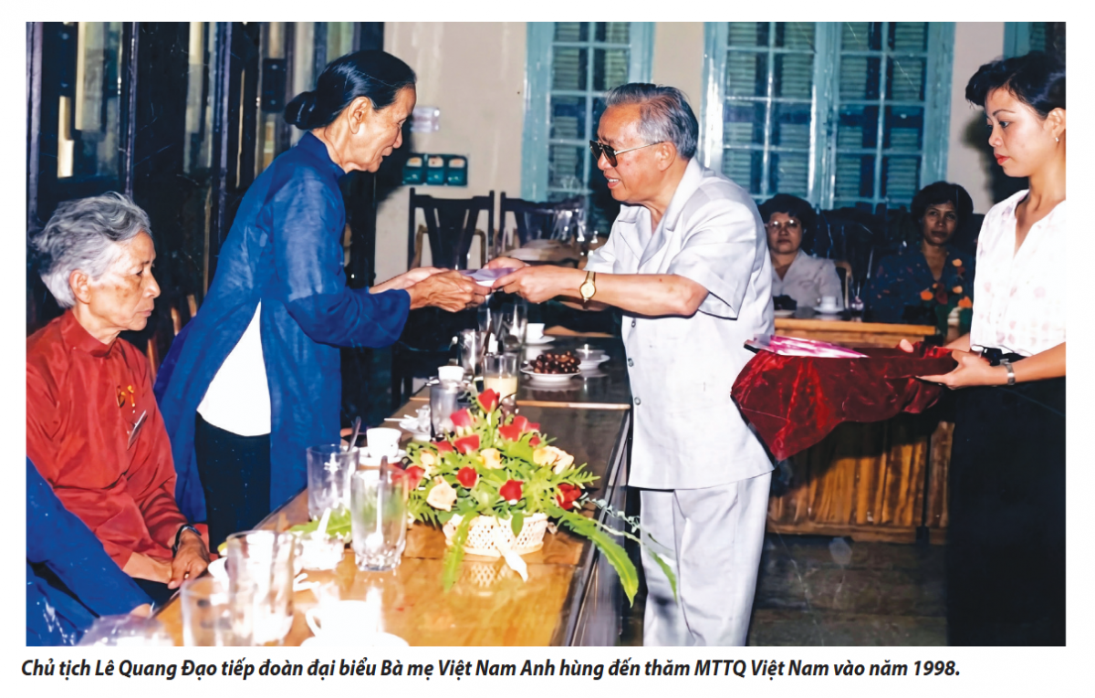 Chủ tịch Lê Quang Đạo và dấu ấn trong phát triển công tác lý luận của Mặt trận Tổ quốc Việt Nam