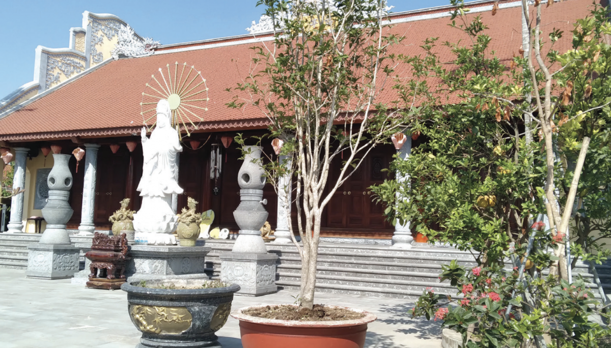 Cảnh chùa Phước Linh.