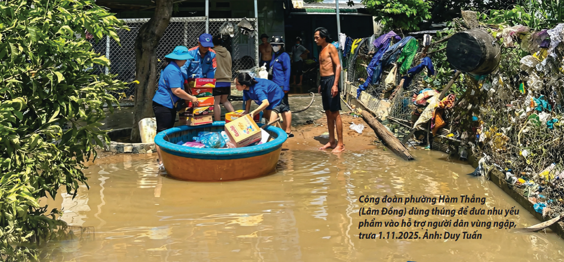 Vai trò của công đoàn với chăm lo đời sống người lao động vùng lũ dịp Tết Nguyên đán 2026 Vai trò của công đoàn với chăm lo đời sống người lao động vùng lũ dịp Tết Nguyên đán 2026