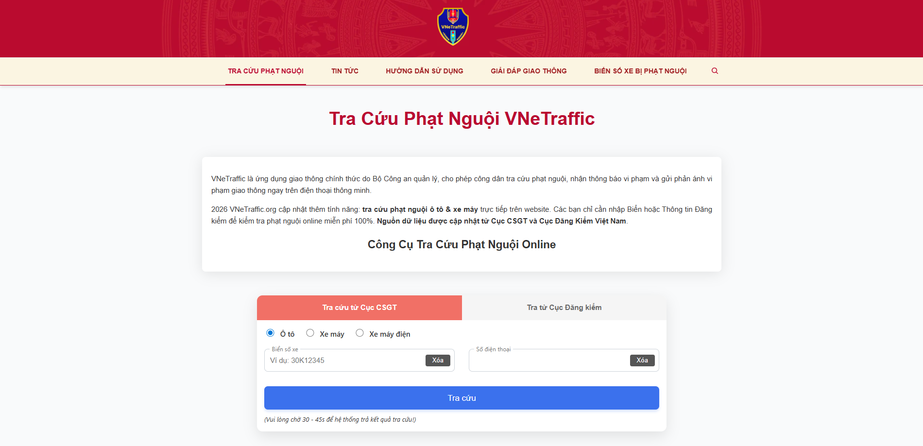 Người dùng nên tra cứu phạt nguội ở đâu?