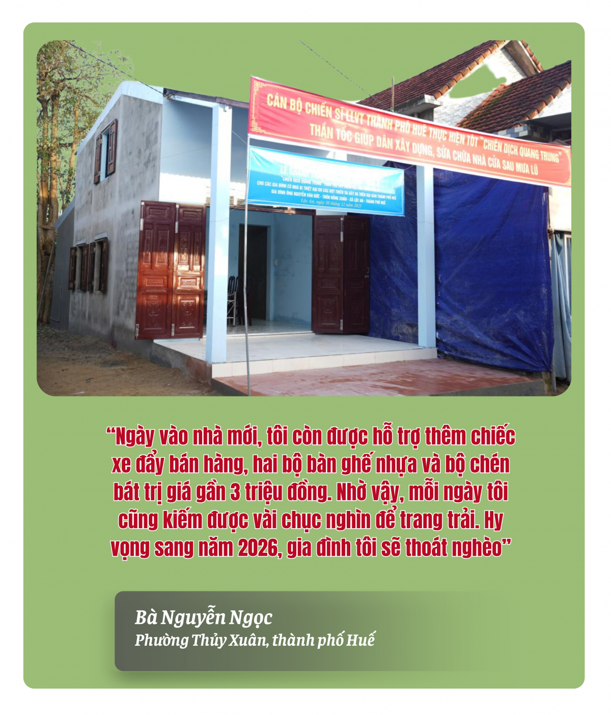 Mùa xuân thêm trọn vẹn trong những mái nhà an sinh Mùa xuân thêm trọn vẹn trong những mái nhà an sinh