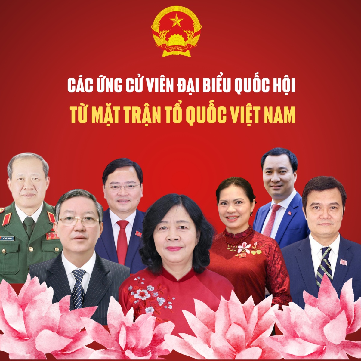 Các ứng cử viên đại biểu Quốc hội từ MTTQ Việt Nam