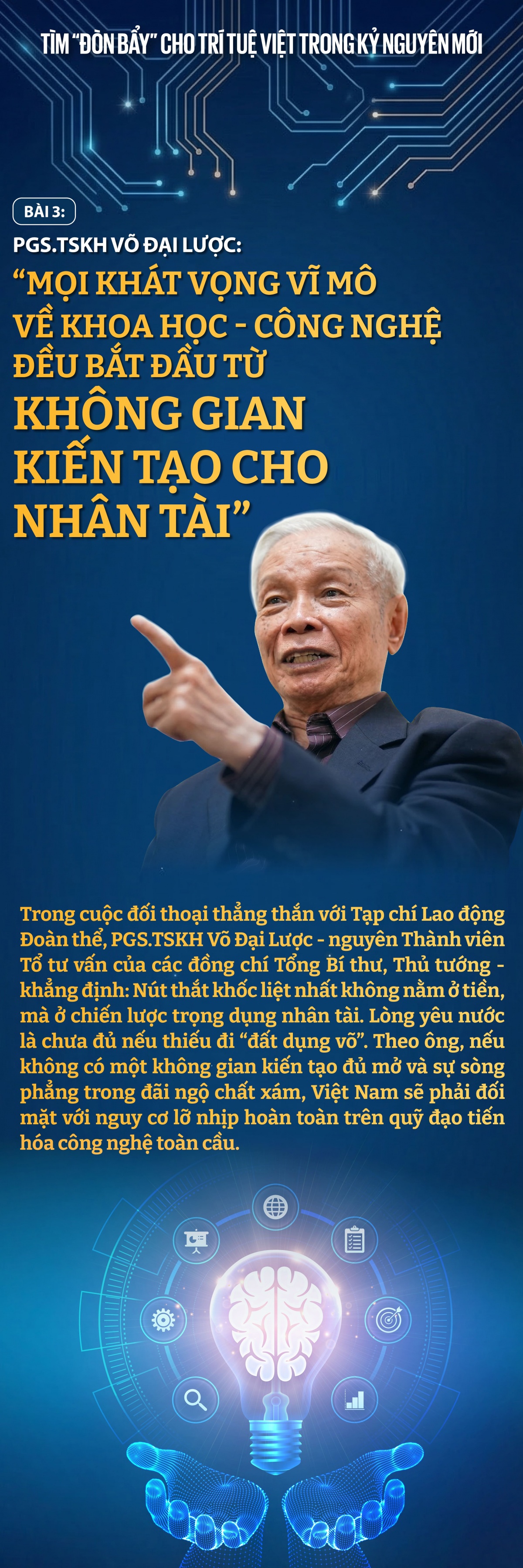 Tìm “đòn bẩy” cho trí tuệ Việt trong kỷ nguyên mới - Bài 3: 