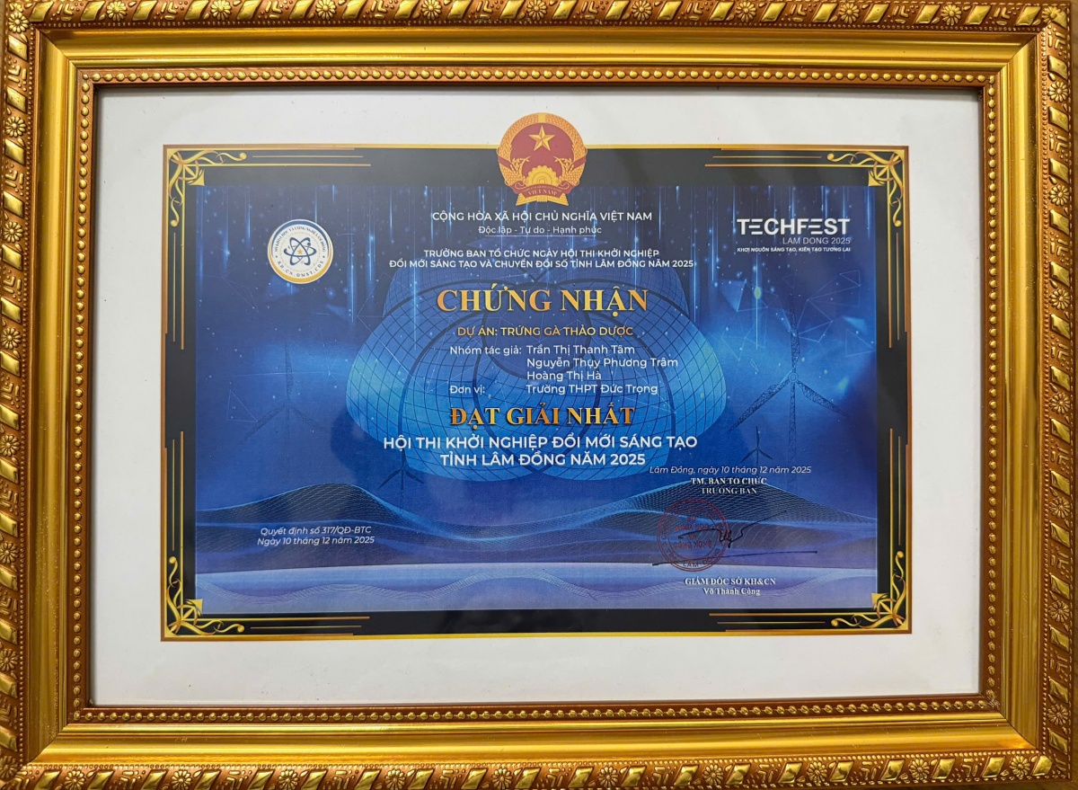 Lâm Đồng: Cô giáo dạy Toán đam mê khoa học, biến tri thức thành sản phẩm hữu ích