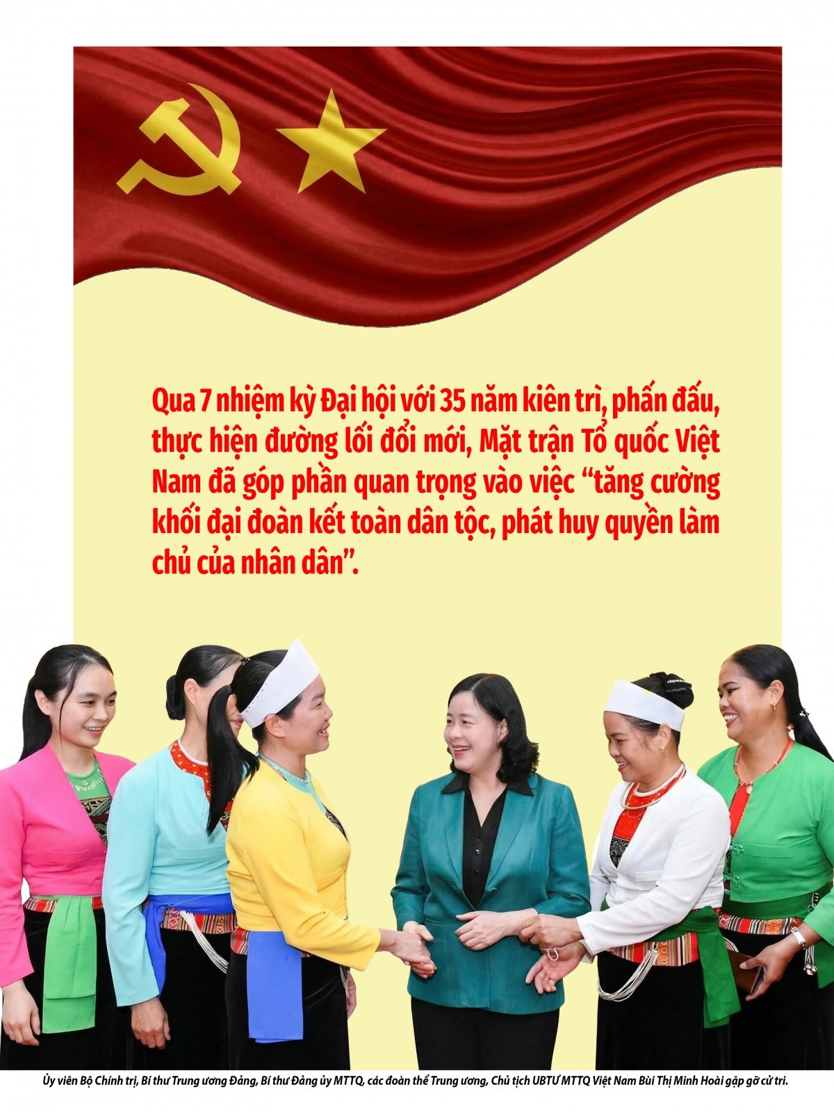 Mặt trận vận dụng chiến lược đoàn kết qua các Đại hội