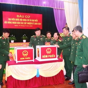 Các đơn vị quân đội sẵn sàng cho ngày hội bầu cử đại biểu Quốc hội và HĐND các cấp