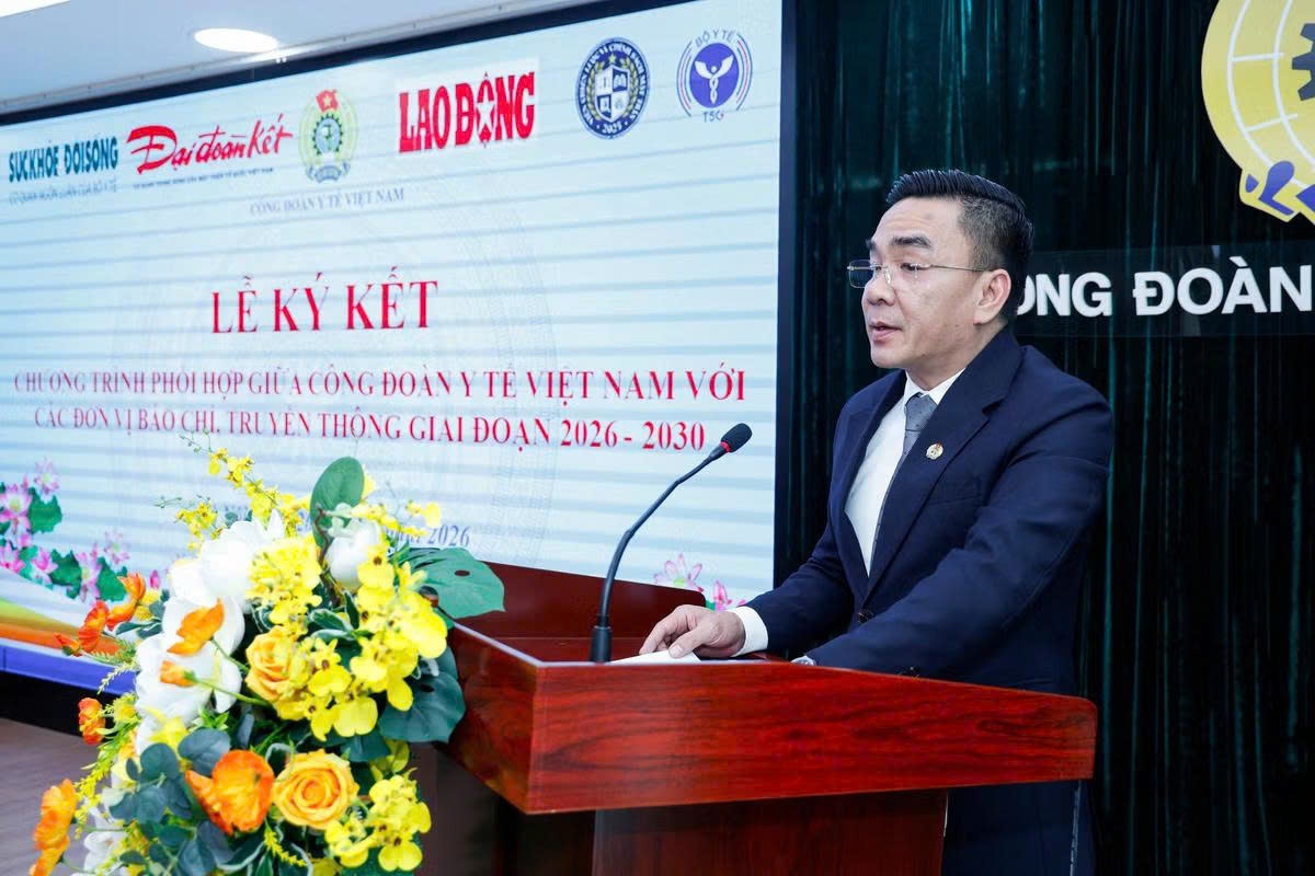 Viện Chiến lược và Chính sách Mặt trận kết ký kết chương trình phối hợp tuyên truyền với Công đoàn Y tế Việt Nam