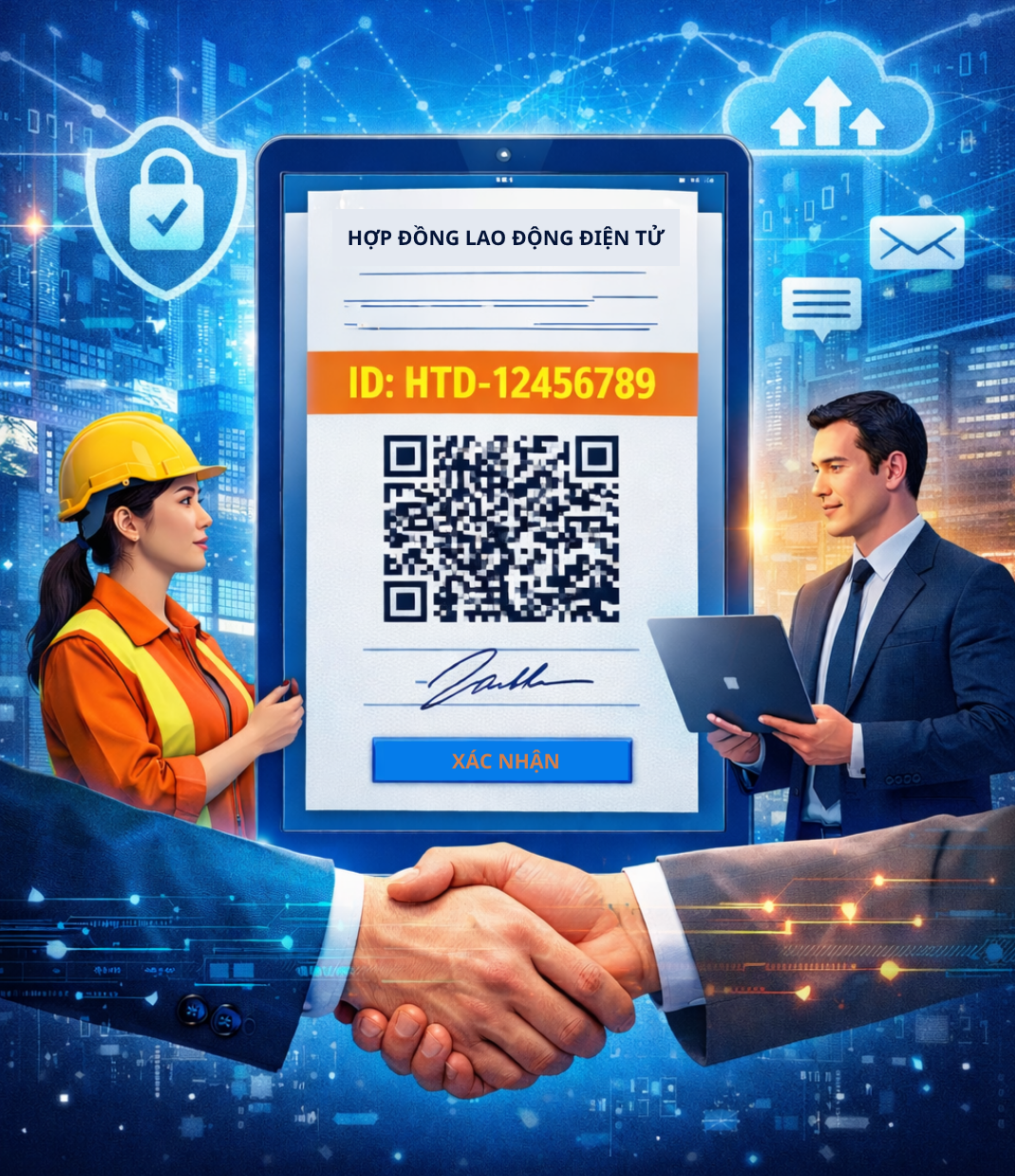 Hợp đồng lao động điện tử có mã định danh: Bước tiến bảo vệ quyền lợi người lao động Hợp đồng lao động điện tử có mã định danh: Bước tiến bảo vệ quyền lợi người lao động