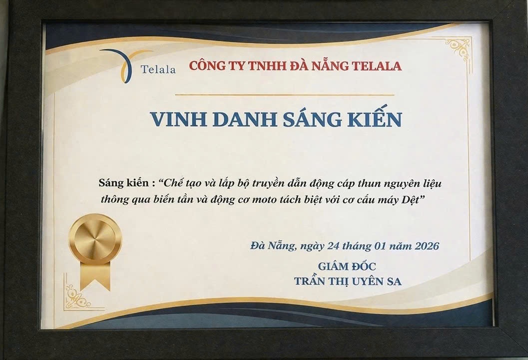 Nữ Chủ tịch Công đoàn “truyền lửa” sáng kiến ở Công ty Đà Nẵng Telala