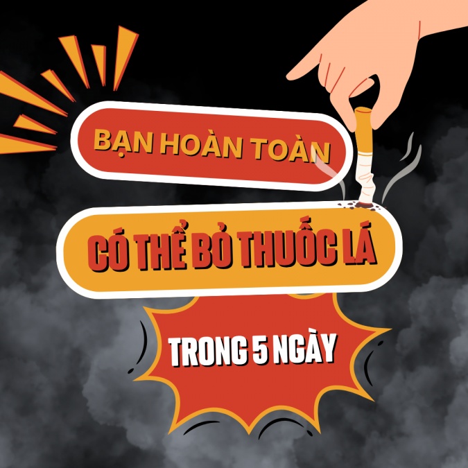 Bạn hoàn toàn có thể bỏ thuốc lá trong 5 ngày
