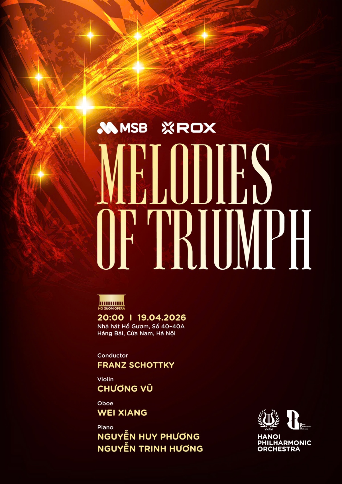 ROX Group đồng hành cùng hòa nhạc “Melodies of Triumph”