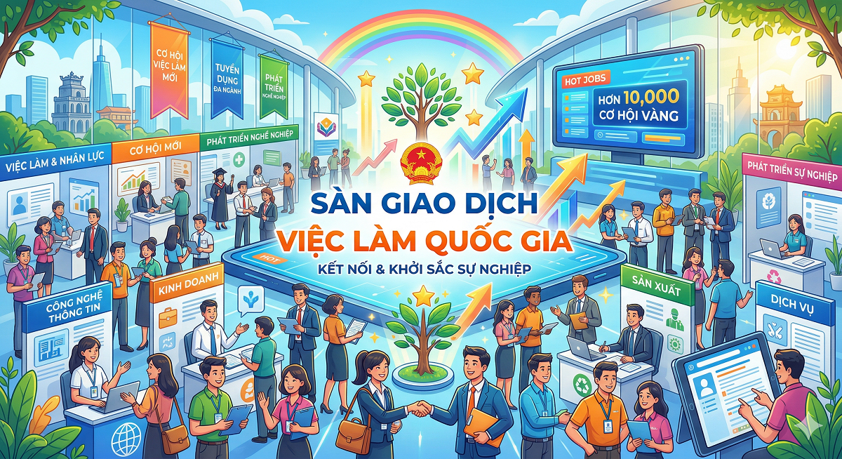 Sàn giao dịch việc làm quốc gia: Cơ hội việc làm mới, người lao động cần nắm bắt