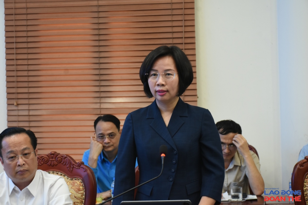 đồng chí Bùi Huyền Mai – Phó Chủ tịch Ủy ban Trung ương Mặt trận Tổ quốc Việt Nam, Ủy viên Ban Thường vụ Thành ủy, Chủ tịch Ủy ban Mặt trận Tổ quốc Việt Nam thành phố Hà Nội. Ảnh: Nguyễn Việt