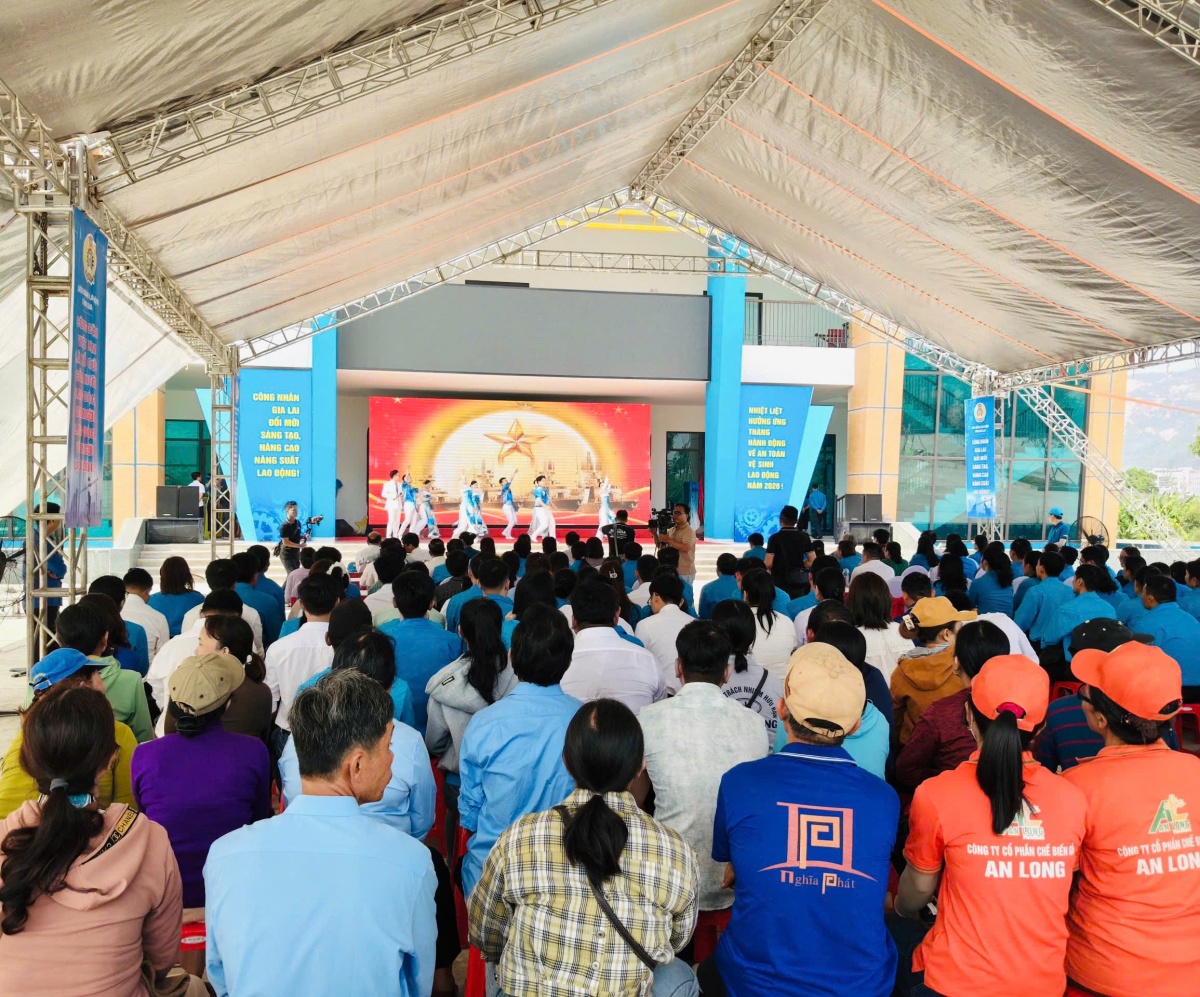 Công nhân Gia Lai đổi mới sáng tạo, bứt phá năng suất trong Tháng Công nhân 2026