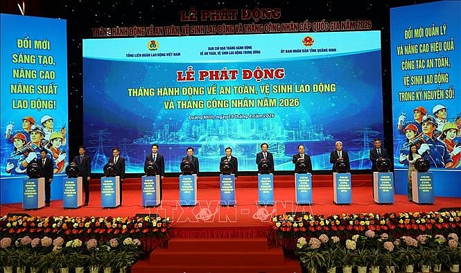 Phát động Tháng Công nhân và Tháng hành động về ATVSLĐ năm 2026