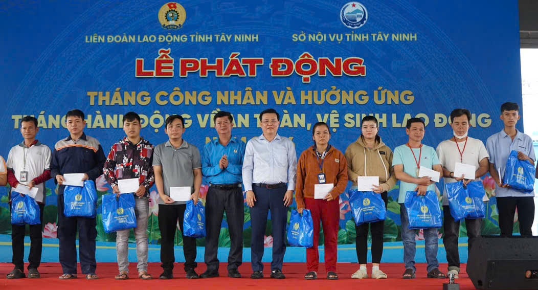 Tây Ninh chính thức phát động Tháng Công nhân 2026: Đổi mới sáng tạo, nâng cao năng suất lao động