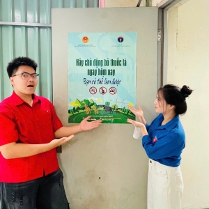 Nói không với thuốc lá vì sức khoẻ người lao động