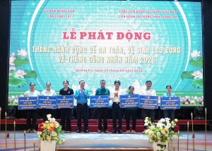 Quảng Trị: Phát động Tháng Công nhân và Tháng hành động về ATVSLĐ năm 2026
