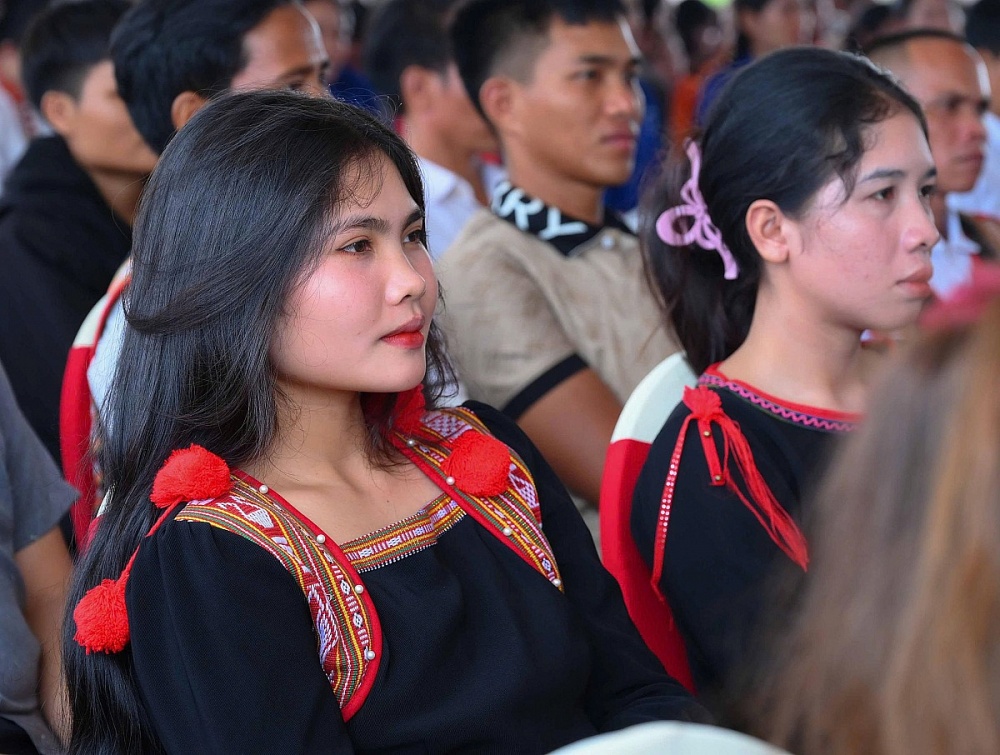 Người lao động tham gia Chương trình “Lễ phát động Tháng công nhân và hướng ứng Tháng hành động về An toàn vệ sinh lao động năm 2026”. Ảnh: ĐVCC