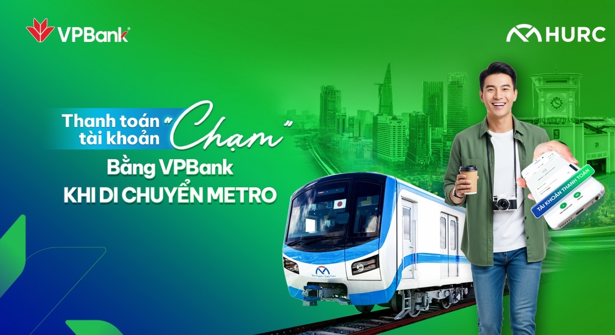 VPBank tiên phong triển khai thanh toán chạm bằng tài khoản tại Metro TP.HCM