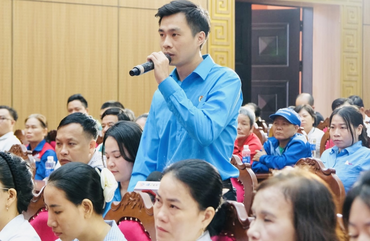 Công nhân gửi gắm tâm tư, công đoàn lắng nghe để đồng hành, kiến nghị giải quyết