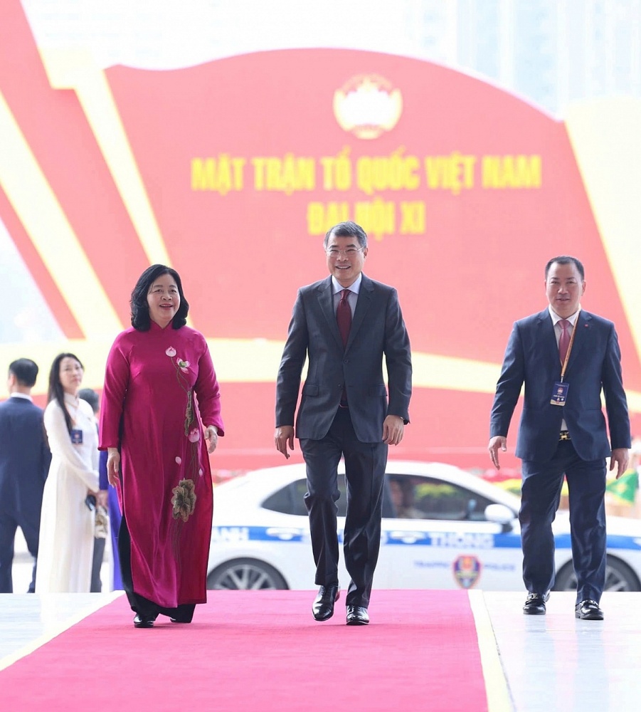 Thủ tướng Chính phủ Lê Minh Hưng tham dự Đại hội. Ảnh: Tuấn Minh 