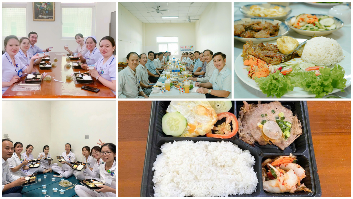 Những suất cơm gắn kết đoàn viên tại Bệnh viện Việt - Hàn Đà Nẵng