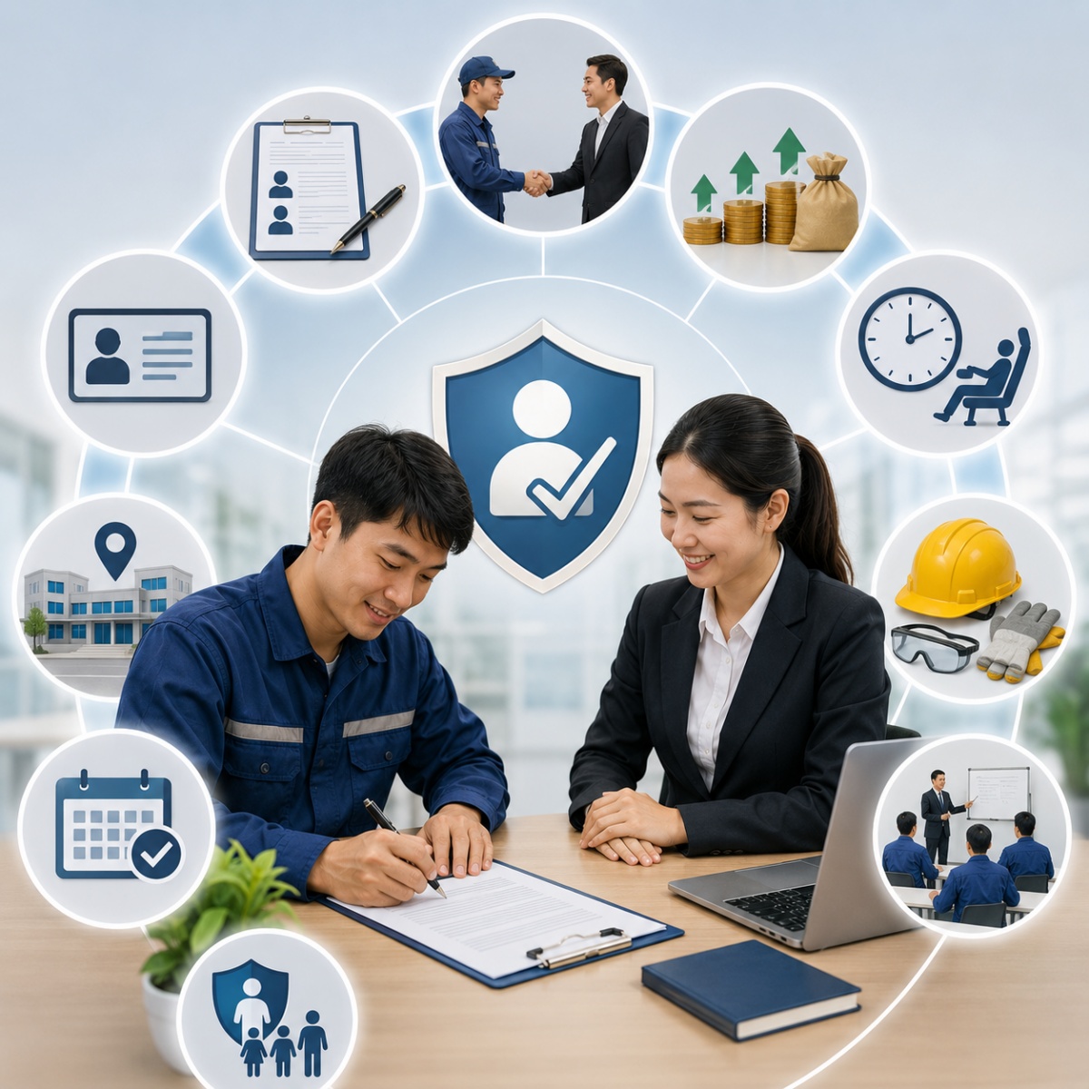 Hợp đồng lao động cần có những nội dung gì để bảo đảm quyền lợi người lao động?