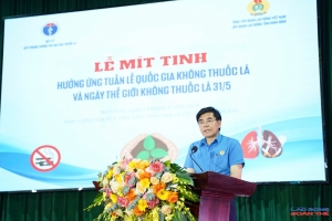 Quyết liệt đẩy lùi thuốc lá trong công nhân lao động