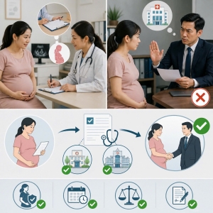 Lao động nữ xin tạm nghỉ để dưỡng thai có cần xác nhận của bệnh viện công?