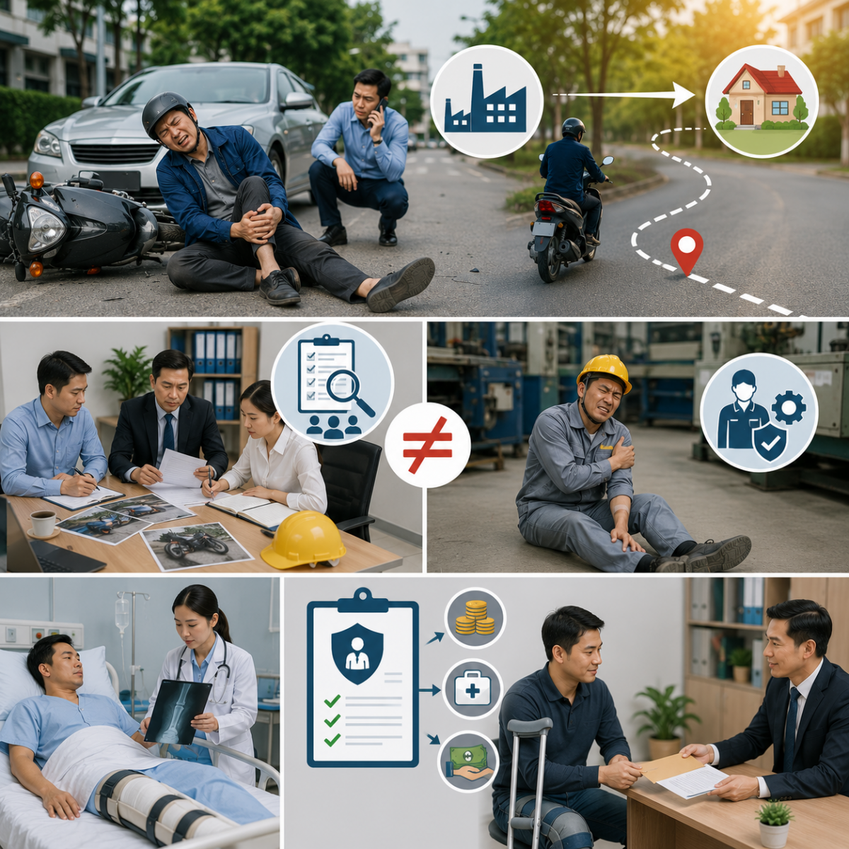 Tai nạn trên đường từ công ty về nhà có được xem là tai nạn lao động? Tai nạn trên đường từ công ty về nhà có được xem là tai nạn lao động?