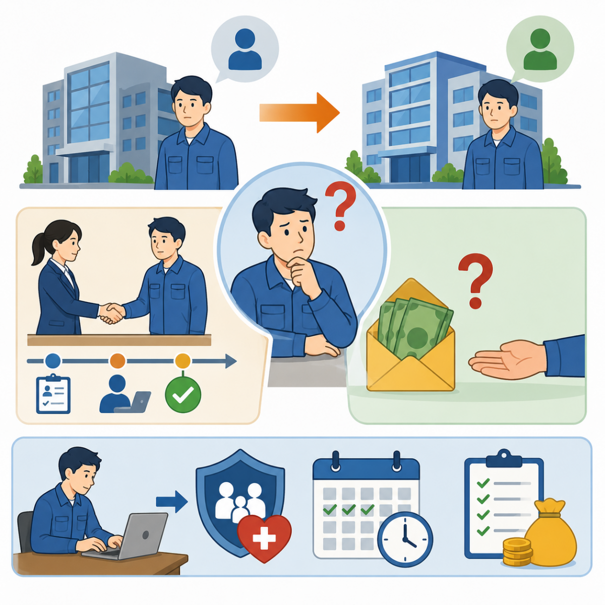 Khi công ty đổi tên pháp nhân, người lao động có được truy trả bảo hiểm thời gian thử việc?