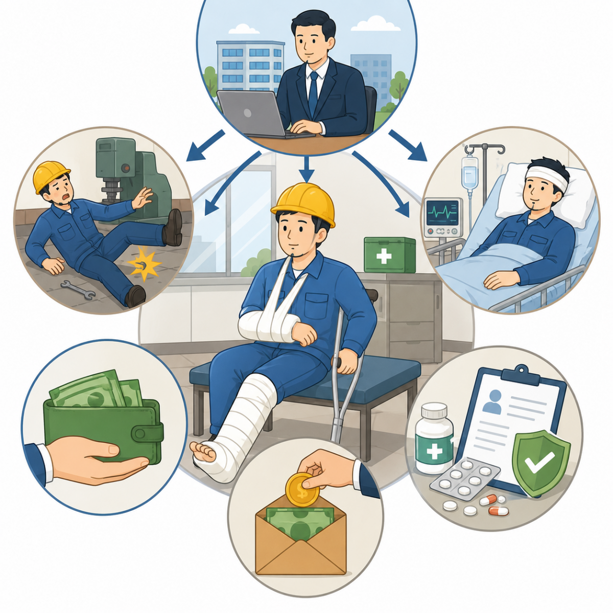 Người lao động bị tai nạn lao động, chi phí điều trị và tiền lương do ai chi trả? Người lao động bị tai nạn lao động, chi phí điều trị và tiền lương do ai chi trả?