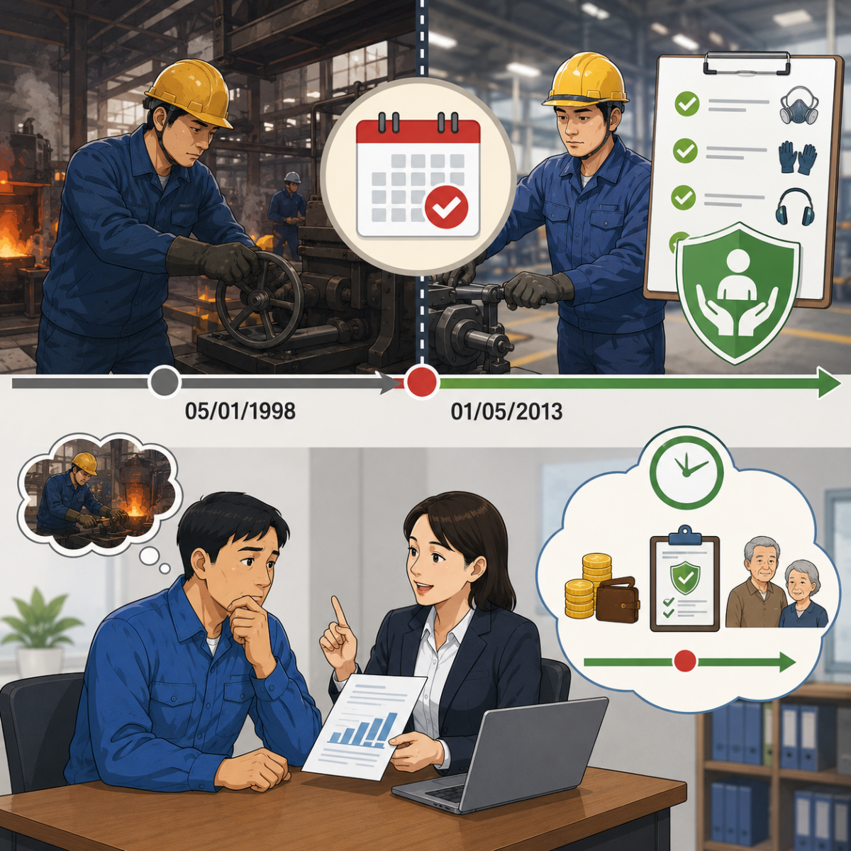 Nghề nặng nhọc, độc hại được bổ sung vào danh mục, người lao động được hưởng từ thời điểm nào? Nghề nặng nhọc, độc hại được bổ sung vào danh mục, người lao động được hưởng từ thời điểm nào?