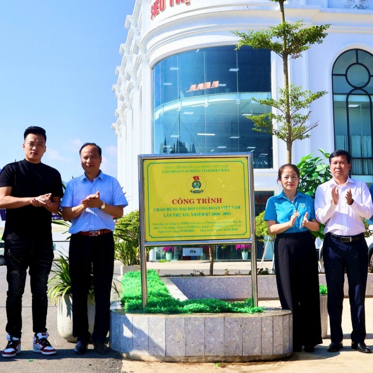 ldld tinh dien bien gan bien cong trinh chao mung dai hoi xiv cong doan viet nam