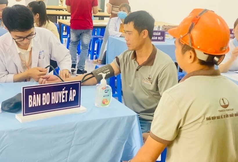 Công ty Cổ phần Tập đoàn Timico tổ chức khám sức khỏe định kỳ cho người lao động. Công ty Cổ phần Tập đoàn Timico tổ chức khám sức khỏe định kỳ cho người lao động.