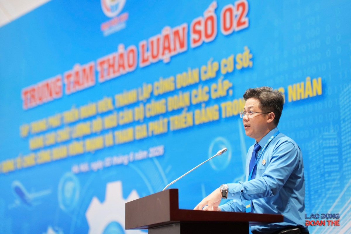 [Ảnh] Không khí sôi nổi tại 5 Trung tâm thảo luận trong khuôn khổ Đại hội XIV Công đoàn Việt Nam
