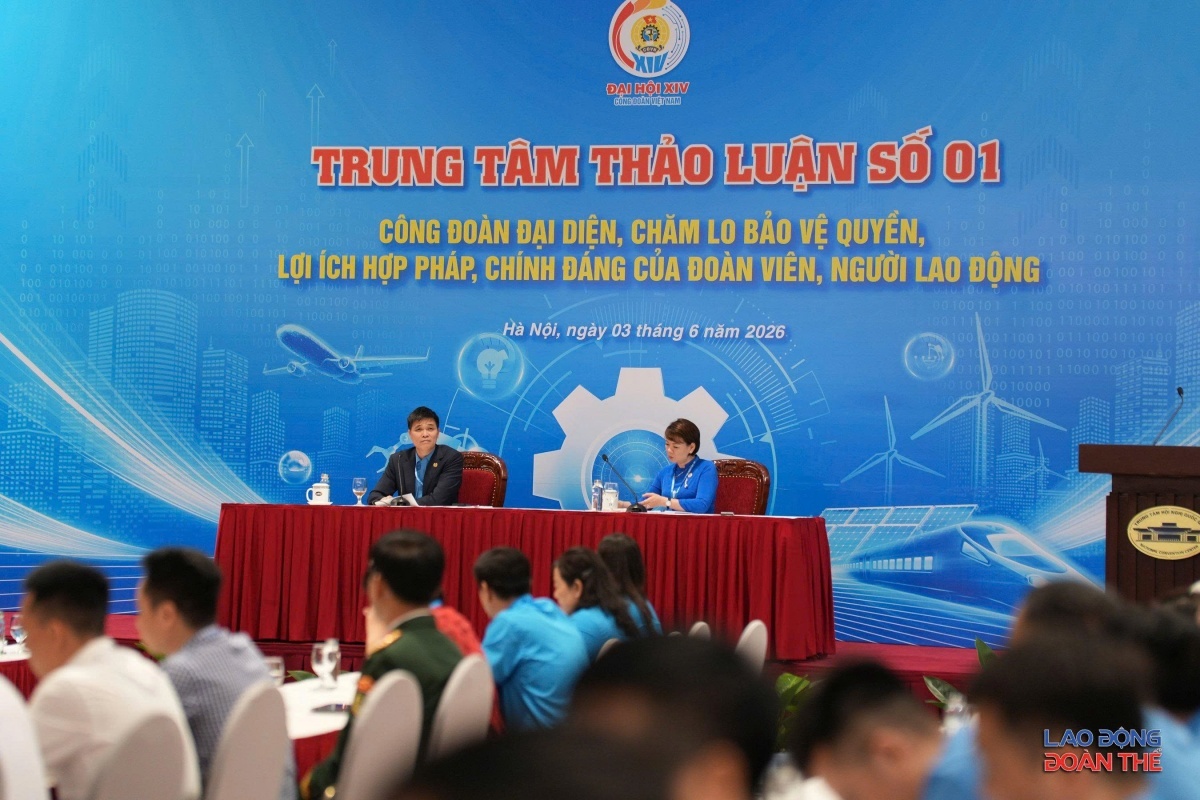 Nhiều cách làm hiệu quả được chia sẻ tại phiên thảo luận về chăm lo, bảo vệ người lao động Nhiều cách làm hiệu quả được chia sẻ tại phiên thảo luận về chăm lo, bảo vệ người lao động