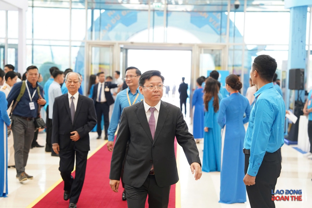 [Ảnh] Lãnh đạo Đảng, Nhà nước tham dự Đại hội XIV Công đoàn Việt Nam