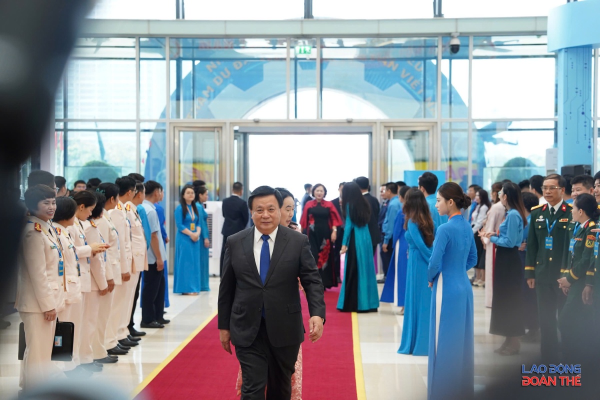 [Ảnh] Lãnh đạo Đảng, Nhà nước tham dự Đại hội XIV Công đoàn Việt Nam