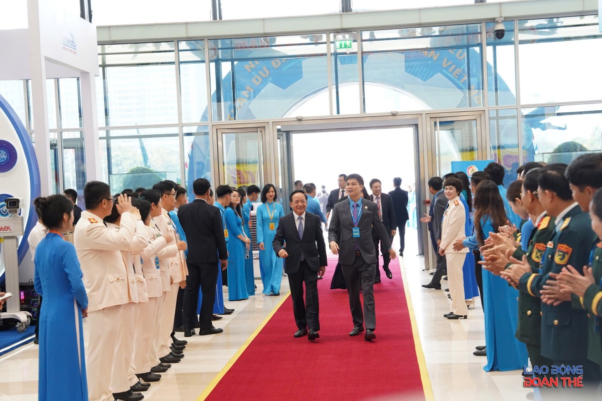 [Ảnh] Lãnh đạo Đảng, Nhà nước tham dự Đại hội XIV Công đoàn Việt Nam
